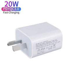20W QC3+ PD Quick Charger USB + Type C