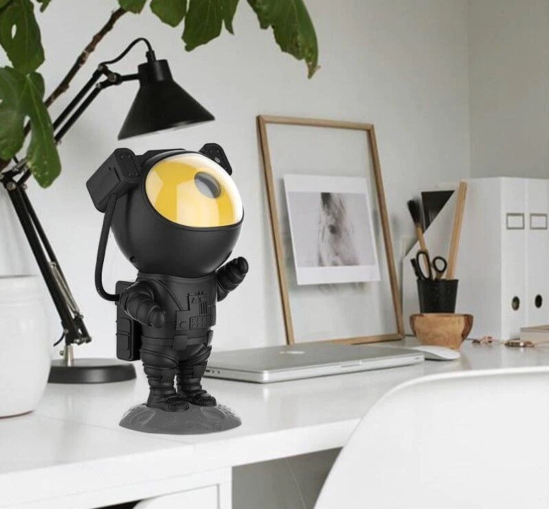 Celestial Explorer Astronaut Galaxy Night Light