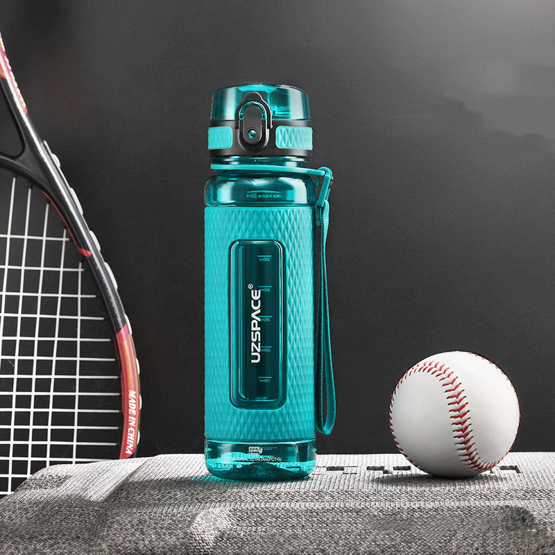Teal drink bottle